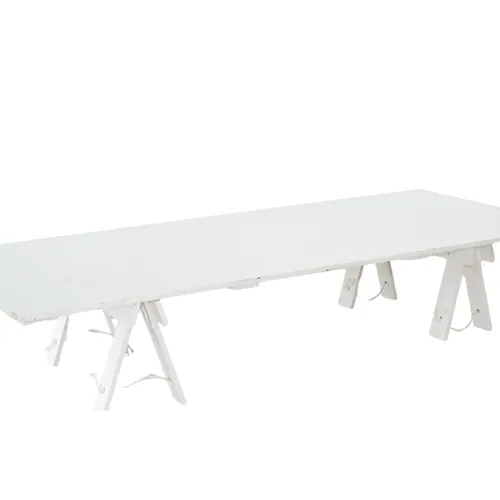 White Low Pinic Tables