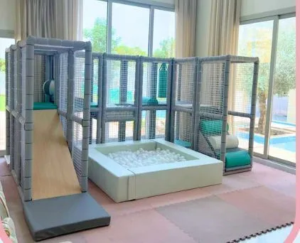 Softplay Pod - Grey and green