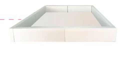 4mx4m White Ball pit