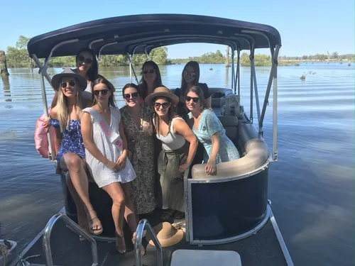 Winery Tour - Luxury Pontoon Boat & Mini Bus - 11 passengers (Tahbilk &/or Mitchelton)