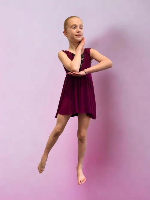 Lyrical / Contemporary dress with built in leotard