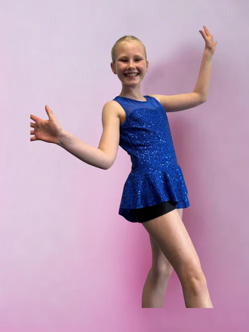 Blue Sequin Costume