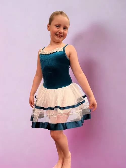 Teal & White Ballet Tutu 