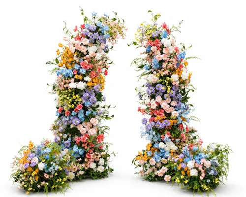 Erin Pastel Floral Arch