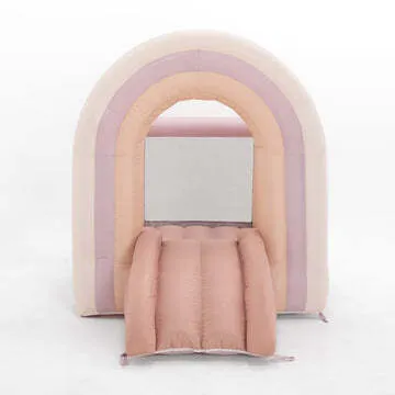 Pink Rainbow Bounce House