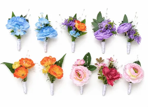 Erin Pastel Floral Boutonnieres
