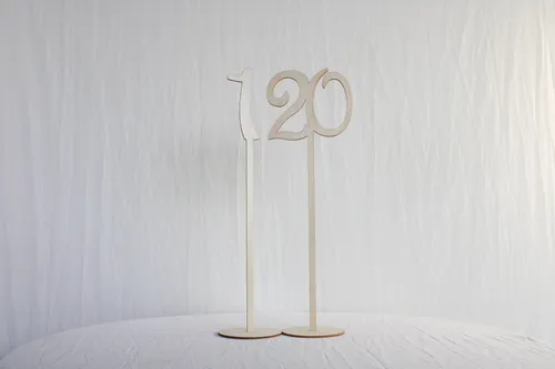 Cardboard Table Numbers