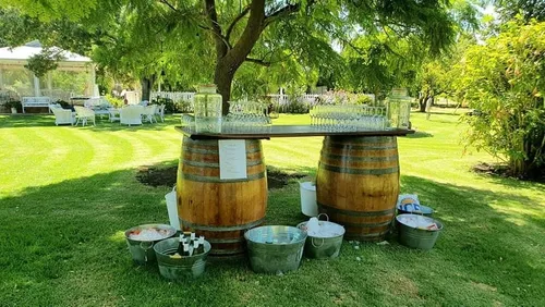 Bench Top with Barrels