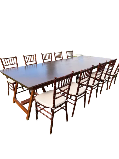 Dark Wooden Table 