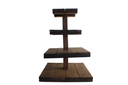 Wooden food display 