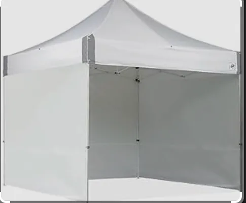 EZ up side wall set with mid zipper.
