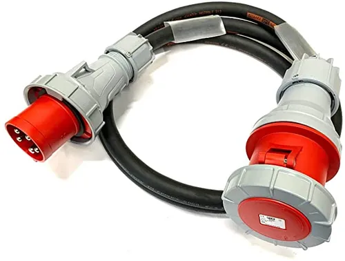 63A-125A 3 Phase Adapter Converter Lead (1 Metre)