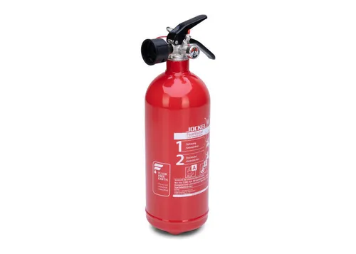 set of 1 powder and 1 foam fire extinguisher