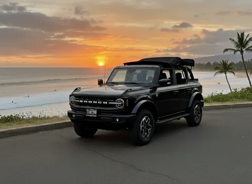 Black Ford Bronco (w/ Soft-top)