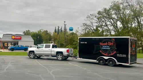 7.5' x 16' Enclosed Trailer – Rental
