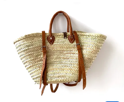 french basket with back pack handles