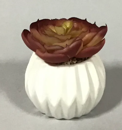 small white bud vase 