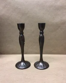 black taper candle sticks 