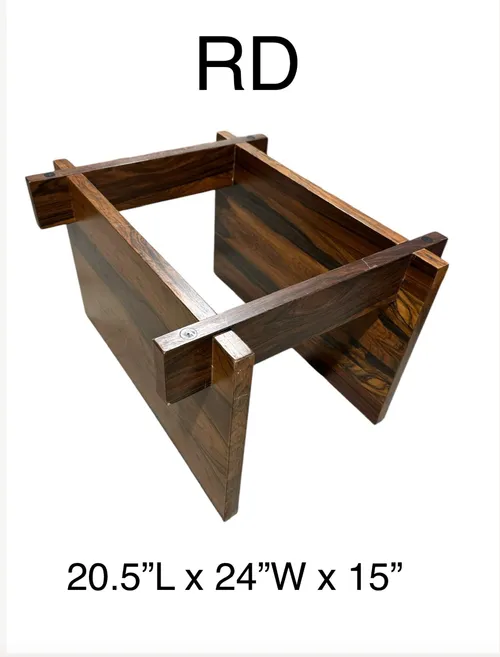 danish mod rosewood side table glass top 