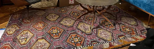 vintage turkish kilim