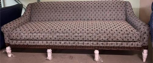 Fontenay sofa  Theodore Alexander  diamond print 