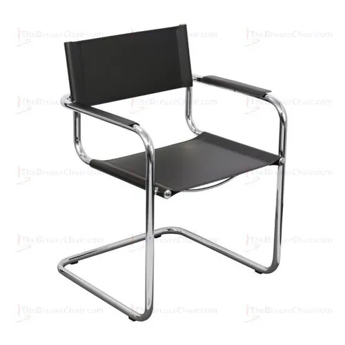 black breuer cantilever armchair 