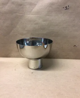 chrome footed fruit bowl 