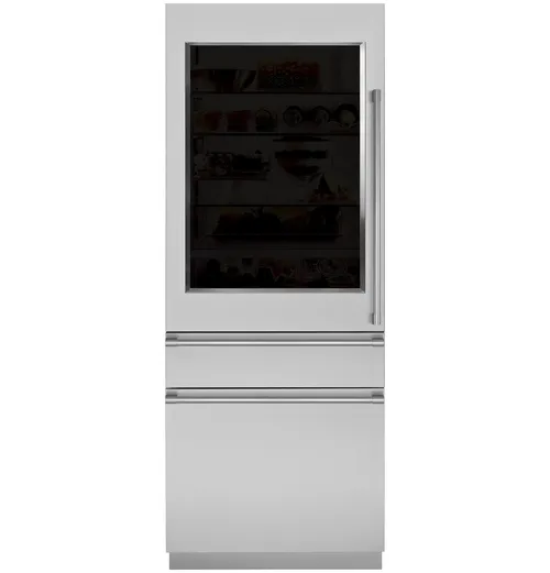 GE Monogram fridge glass door 30