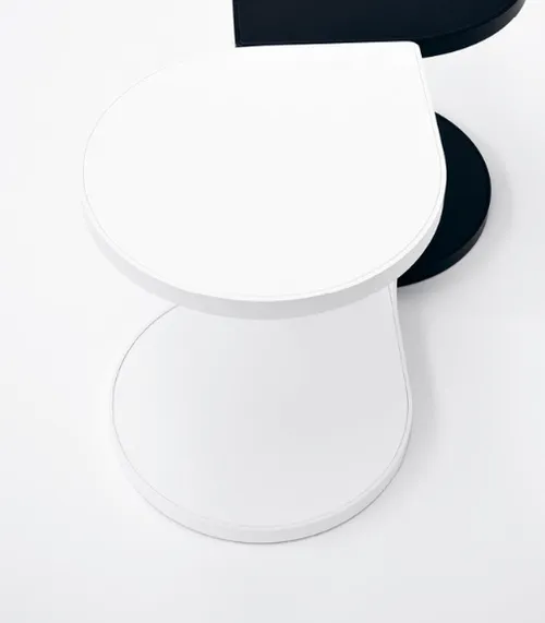 coot side table by Tacchini white 
