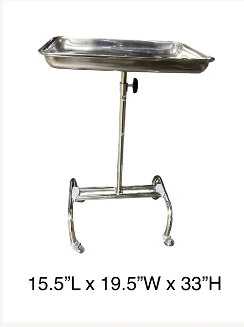 trolly cart with wheels stainless steel