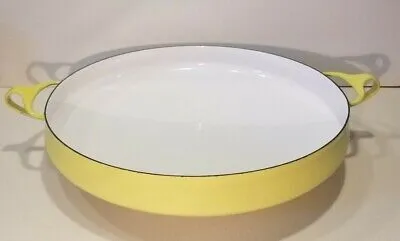 koben style yellow paella pan 