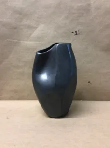 metallic black pinch top pitcher  