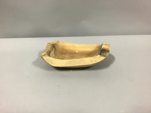 carved wood bowl organic