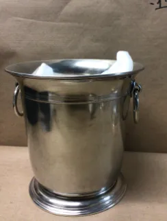 champagne bucket with side rings