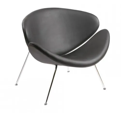 lips lounger chair- black  paulin slice