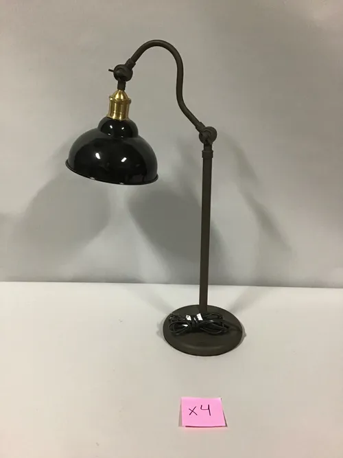 black desk lamp x4 