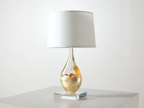 Juliette  gold glass crystal table lamp 