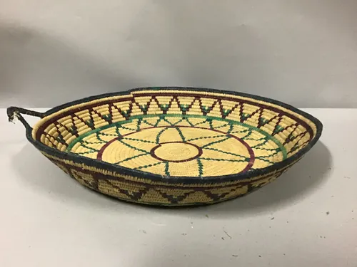 woven basket design african (wall art)