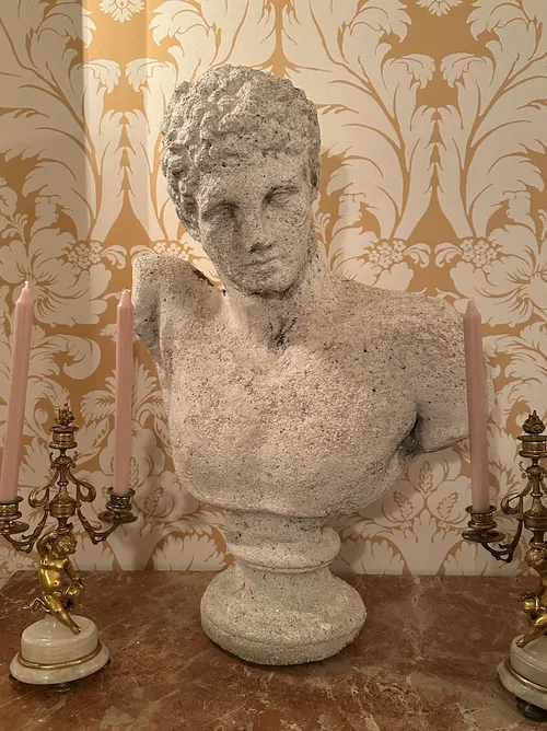 hermes  stone bust