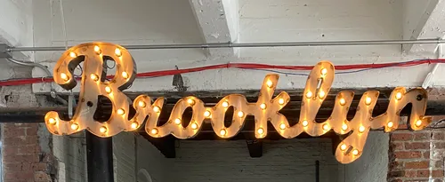 Brooklyn sign light up