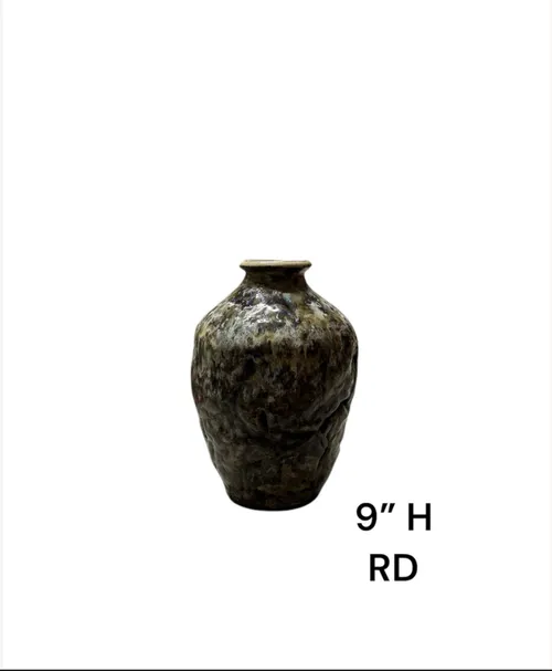 hand made pottery dark glaze 9