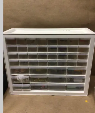 white tool box plastic drawers