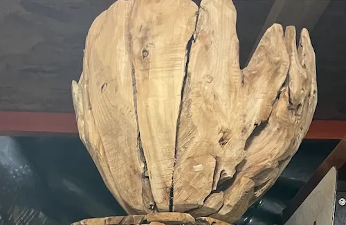 large driftwood vase