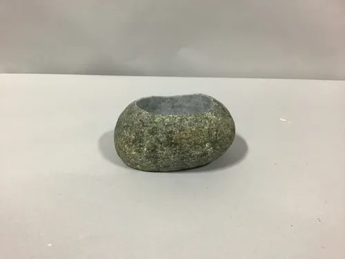 gray stone candle holder 