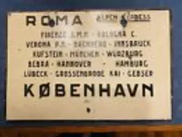 swedish metal street sign