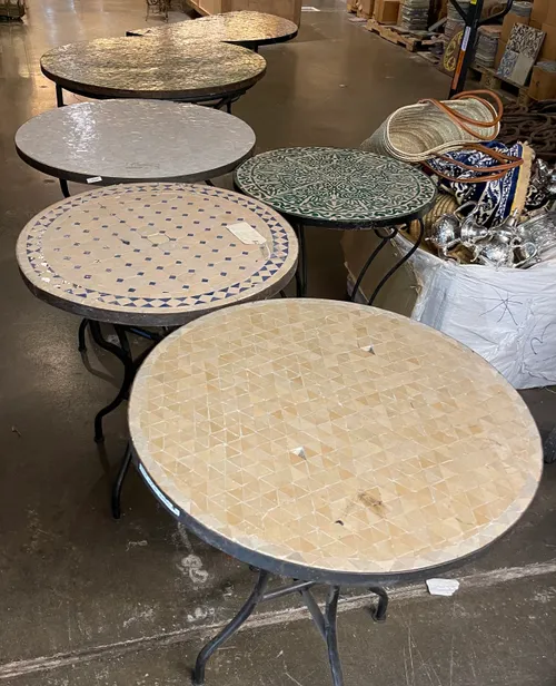 morrocan tables tile