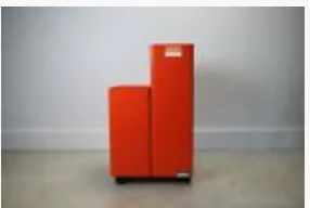 vintage neolt italy orange trolley