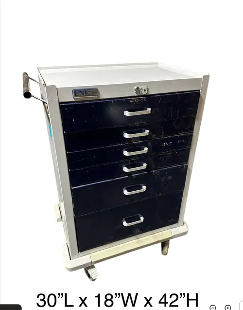 vinage medical cart 
