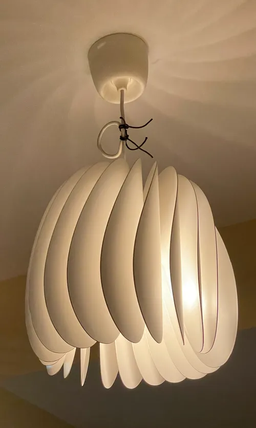 modern suspension lamp white 