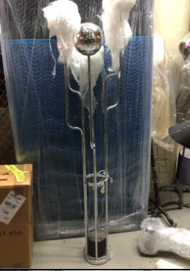 multi ball chrome floor lamp 